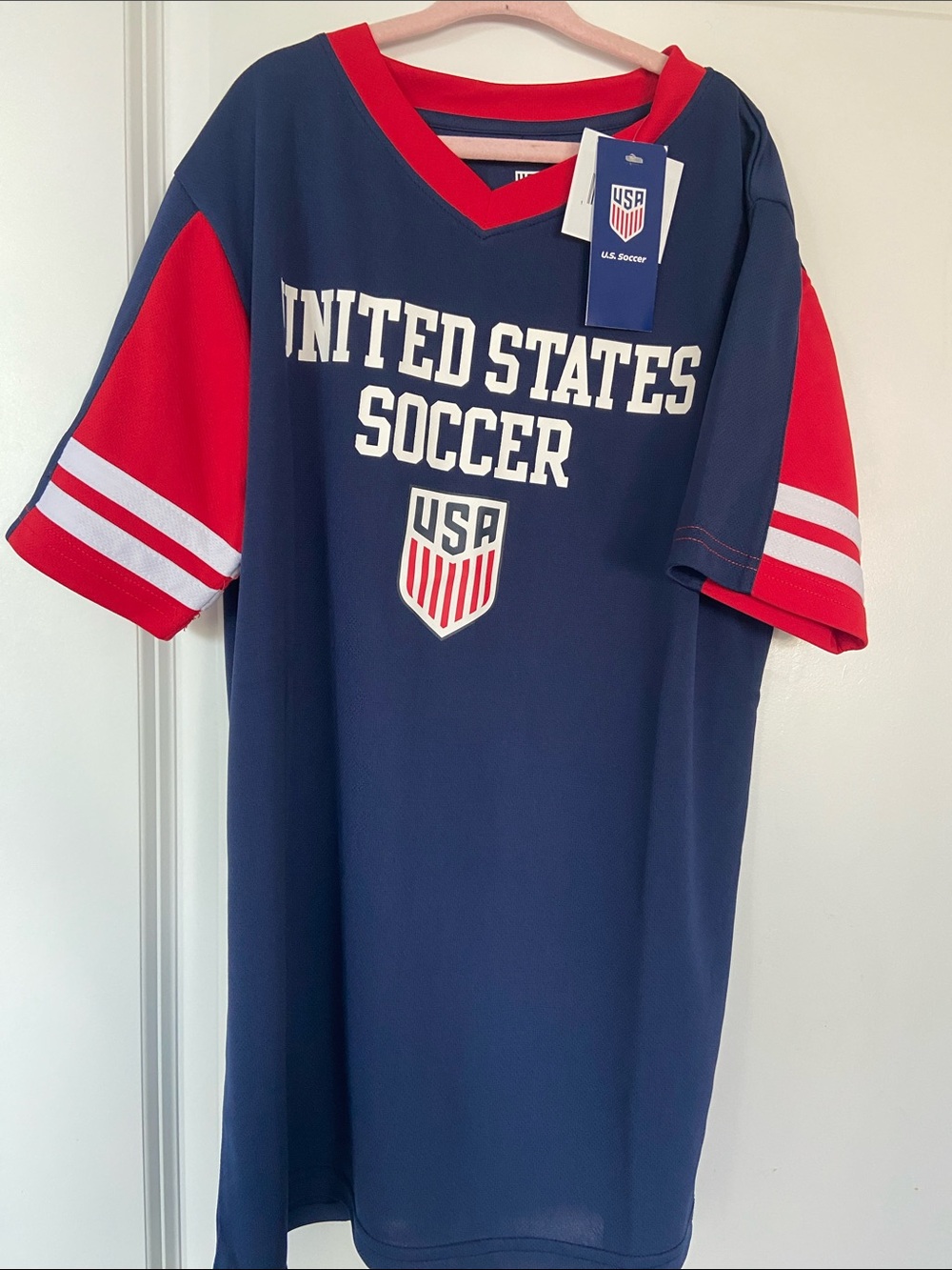 U.S. Soccer Kids' Navy & Red United States Soccer Jersey